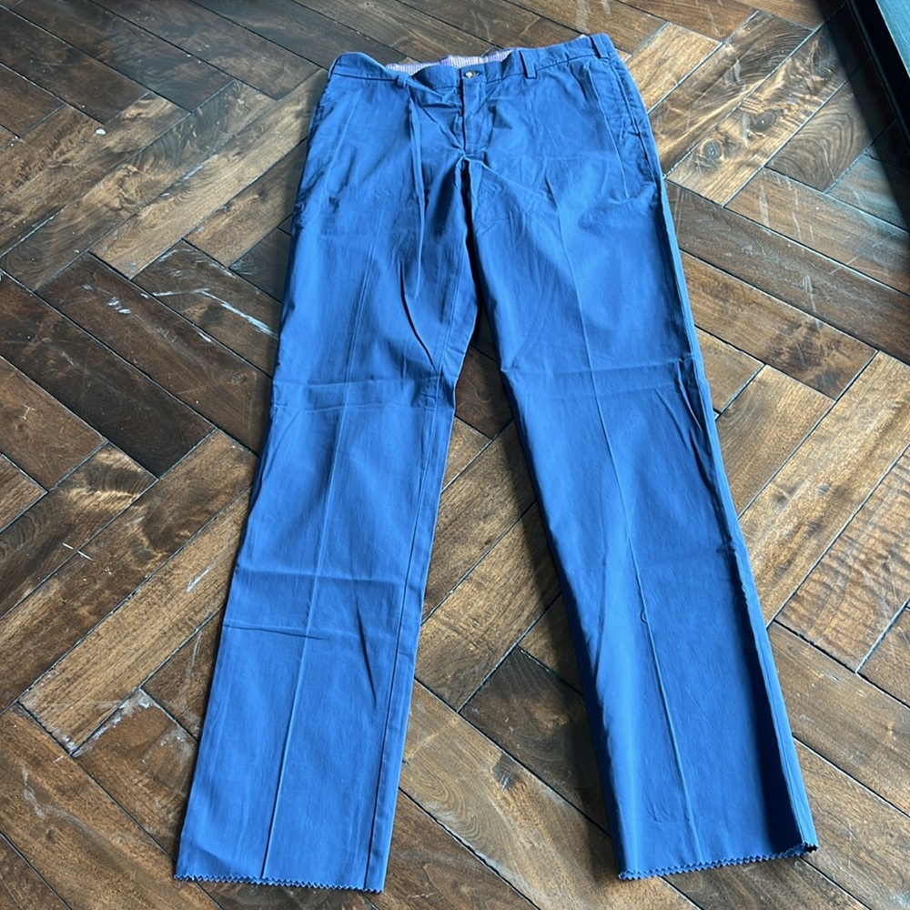Frank’s pants made in USA standard fit blue bird size 36 long inseam trousers
